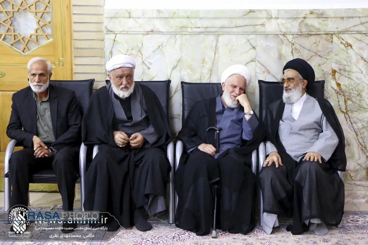جشن باشکوه شب عید سعید غدیر در حرم مطهر بانوی کرامت