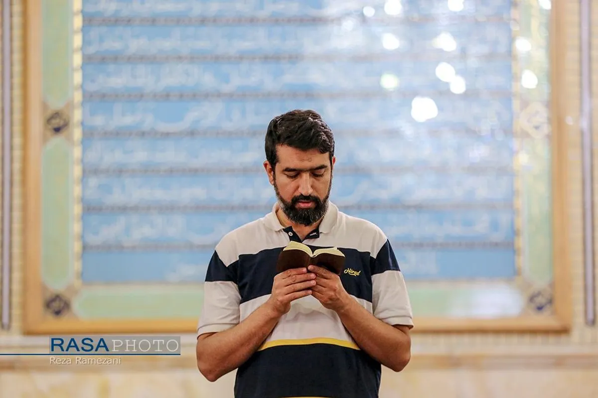 مراسم معنوی اعمال "ام داوود" در مسجد مقدس جمکران