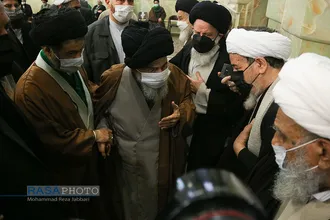 مراسم ترحیم حضرت آیت الله صافی گلپایگانی با حضور مراجع، علما و شخصیت&zwnj;های حوزوی