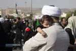 گوشه&zwnj;ای از لحظات ماندگار تشییع تاریخی رهبر شهید انقلاب در قم
