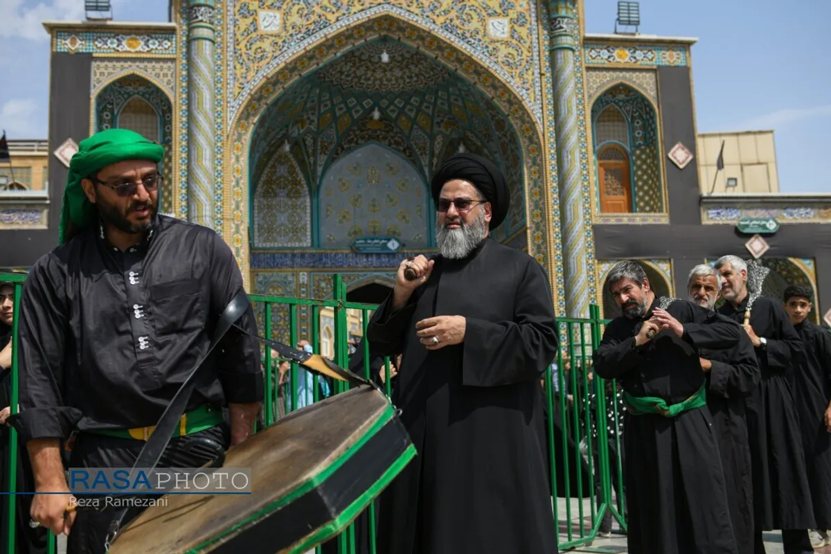 عزاداری روز ۲۸ صفر در بیوت مراجع و حرم کریمه اهلبیت (ع)