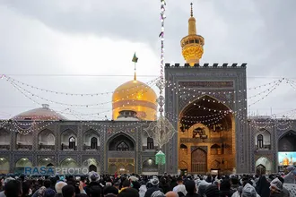 مراسم تحویل سال ۱۴۰۳ در حرم مطهر رضوی