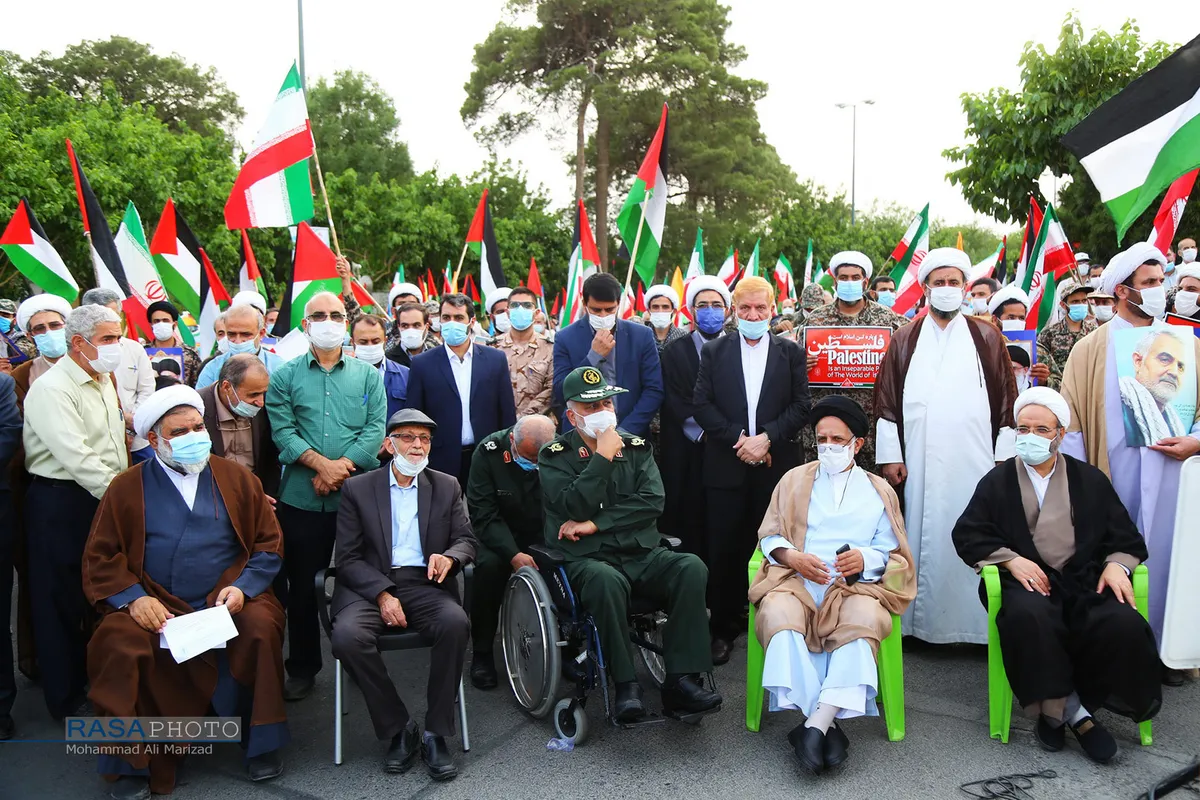 قم | جشن پیروزی&zwnj; جبهه مقاومت در نبرد غزه