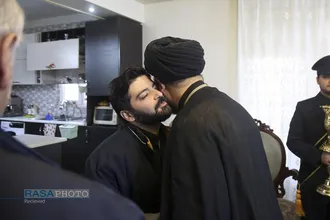 حضور خادمان حرم حضرت معصومه (س) در منزل سپهبد شهید عبدالرحیم موسوی