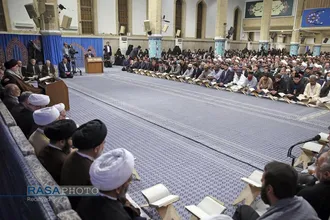 دیدار شرکت&zwnj;کنندگان در مسابقات بین&zwnj;المللی قرآن با رهبر انقلاب