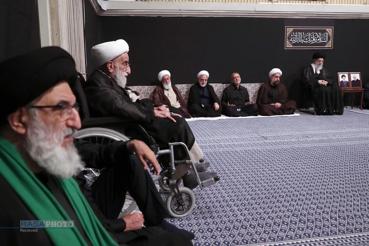 مراسم عزاداری شام غریبان حسینی (علیه&zwnj;السلام) در حسینیه امام خمینی (ره)