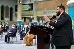 دیدار جمعی از مداحان اهل&zwnj;بیت (علیهم&zwnj;السلام) با مقام معظم رهبری