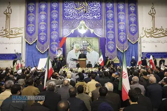 تجمع مردم قم در پی اعلام خبر شهادت رهبر معظم انقلاب