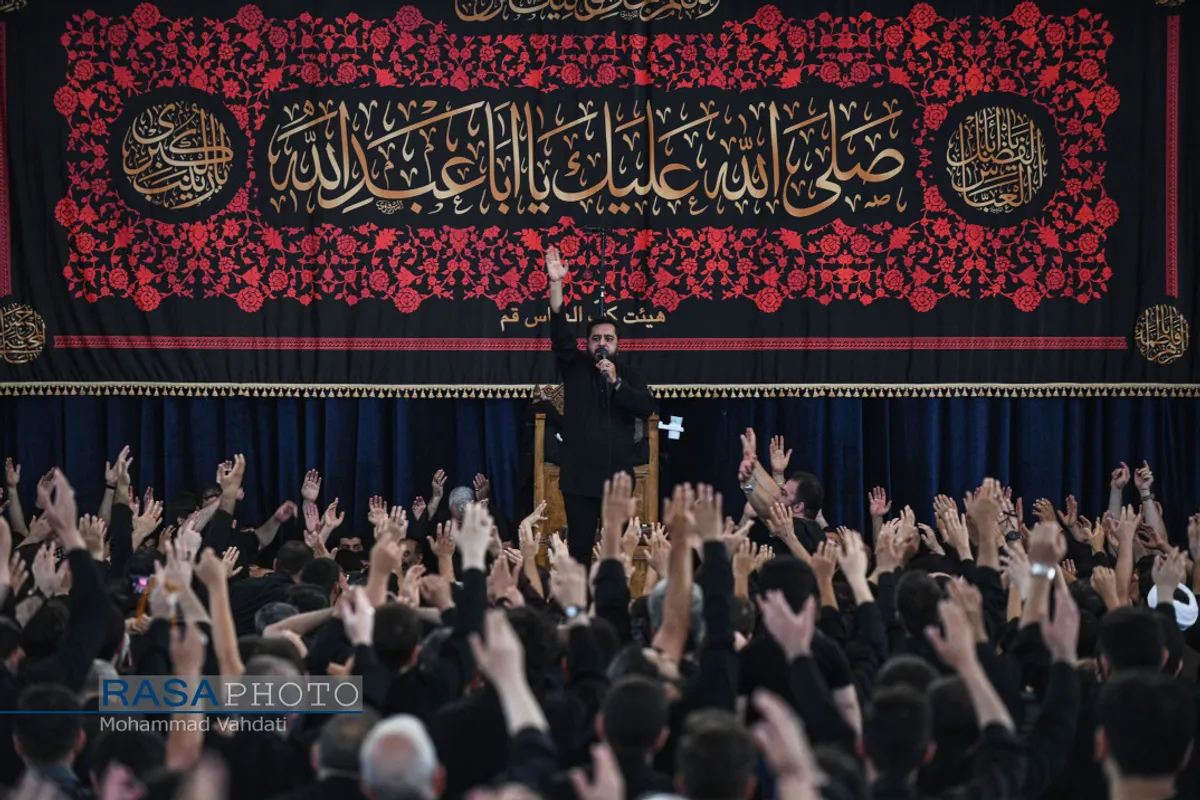 عزاداری روز هفتم محرم ۱۴۴۴ در هیئت کف العباس (ع) قم