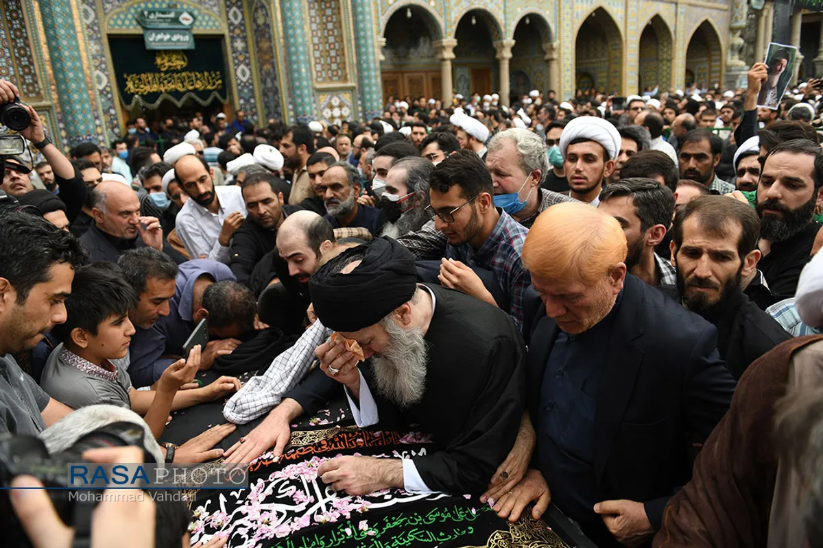 تشییع پیکر مرحوم آیت الله فاطمی&zwnj;نیا در قم