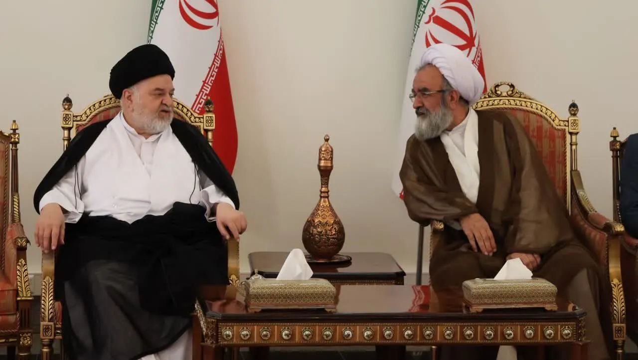 استقبال امام جمعه مرند از نماینده آیت‌الله سیستانی در تبریز