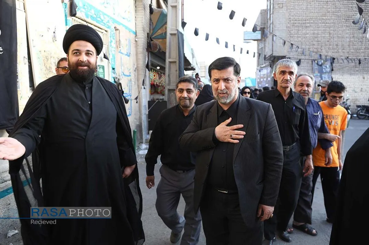 دسته عزاداری روز شهادت حضرت امام جواد الائمه (علیه&zwnj;السلام) با حضور ستاندار قم