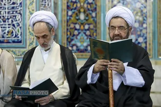 مراسم بزرگداشت شهدای عدالت و حجت الاسلام نیری در قم