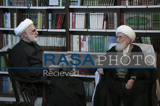 دیدار رئیس قوه قضائیه با حضرت آیت الله نوری همدانی
