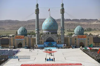 صبحگاه مشترک نیروی&zwnj;های مسلح در مسجد مقدس جمکران