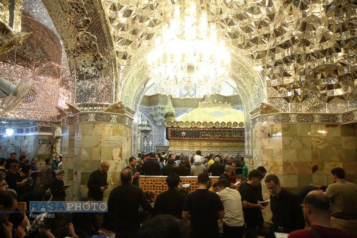 عزاداری شب شهادت امام رئوف (ع) در حرم کریمه اهلبیت (ع)