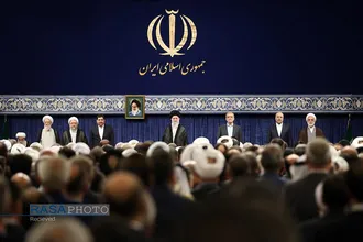 مراسم تنفیذ حکم چهاردهمین دوره ریاست جمهوری اسلامی ایران&zwnj; توسط رهبر انقلاب