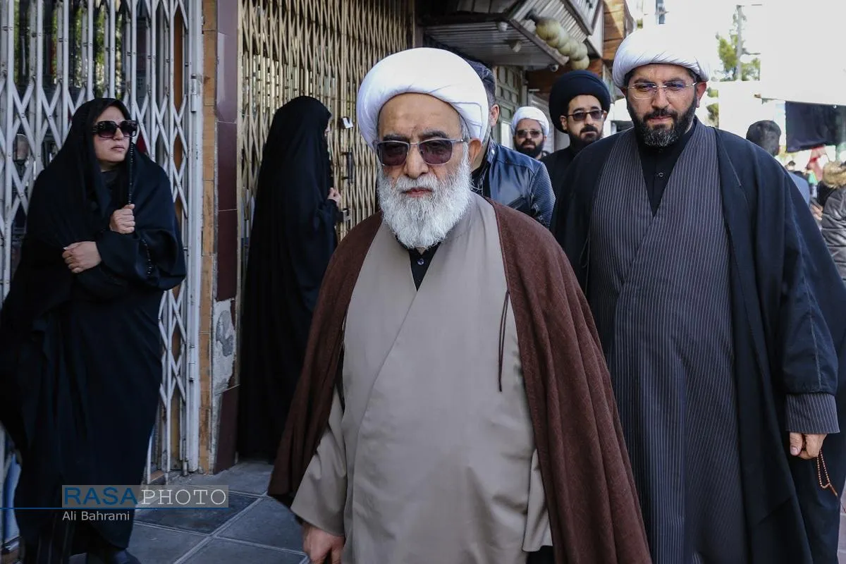 تشییع شهید دکتر علی لاریجانی در قم