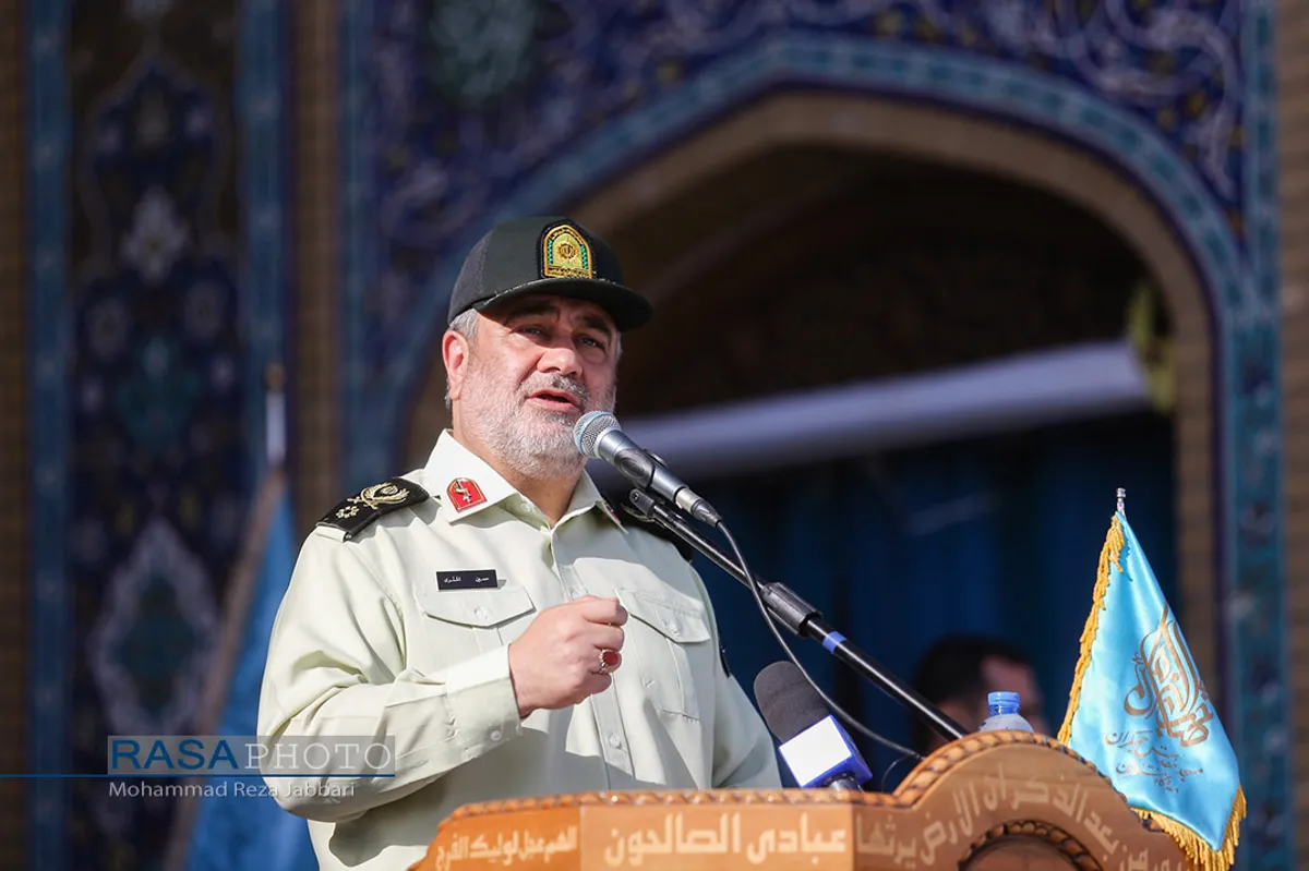 &laquo;عهد سربازی&raquo; نیرو&zwnj;های مسلح با امام زمان (عج) در جمکران&lrm;&lrm;