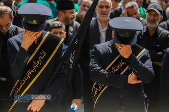 دسته عزاداری خادمان کریمه اهل&zwnj;بیت (ع) در روز شهادت امام رئوف (ع)