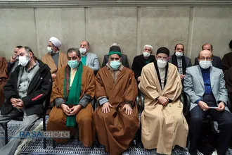 دیدار مداحان اهل&zwnj;بیت (علیهم&zwnj;السلام) با مقام معظم رهبری