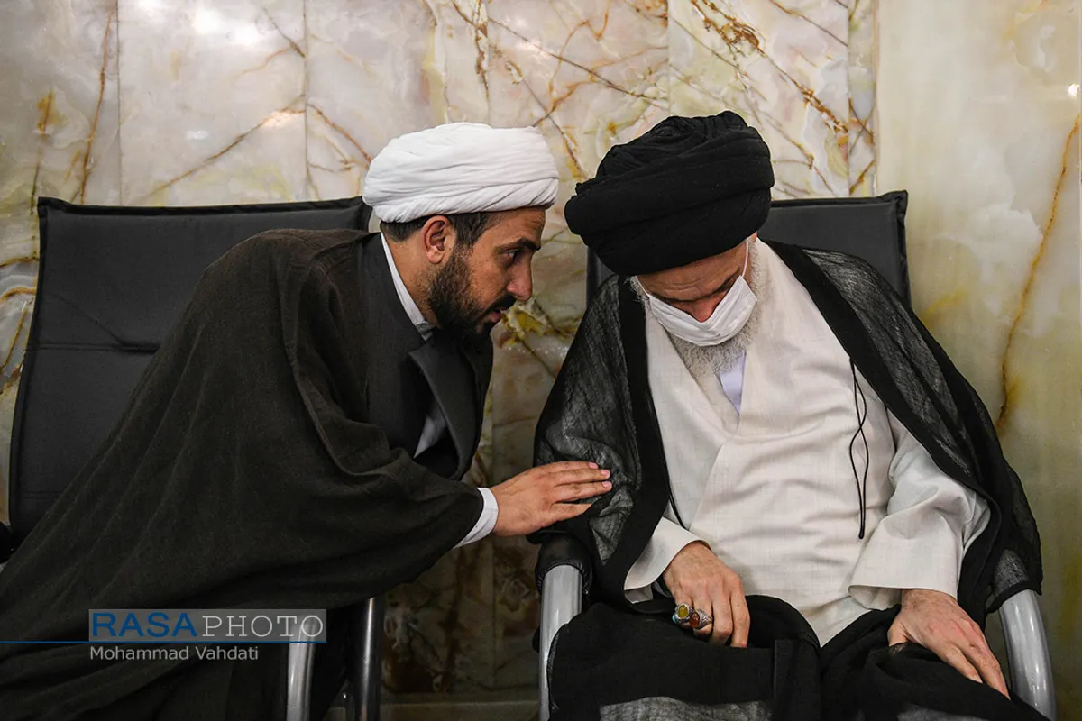 مراسم چهلمین روز ارتحال آیت الله علوی گرگانی