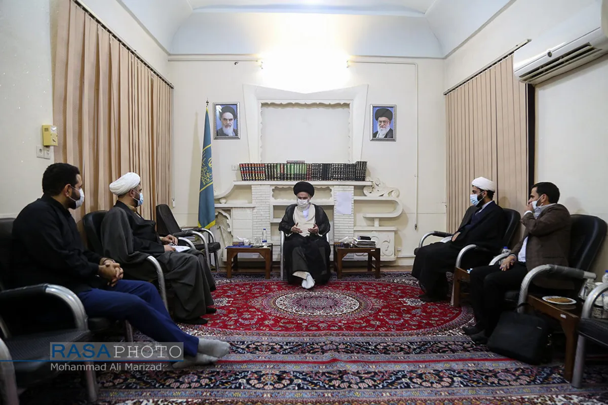 دیدار مدیرعامل خبرگزاری رسا با آیت الله حسینی بوشهری
