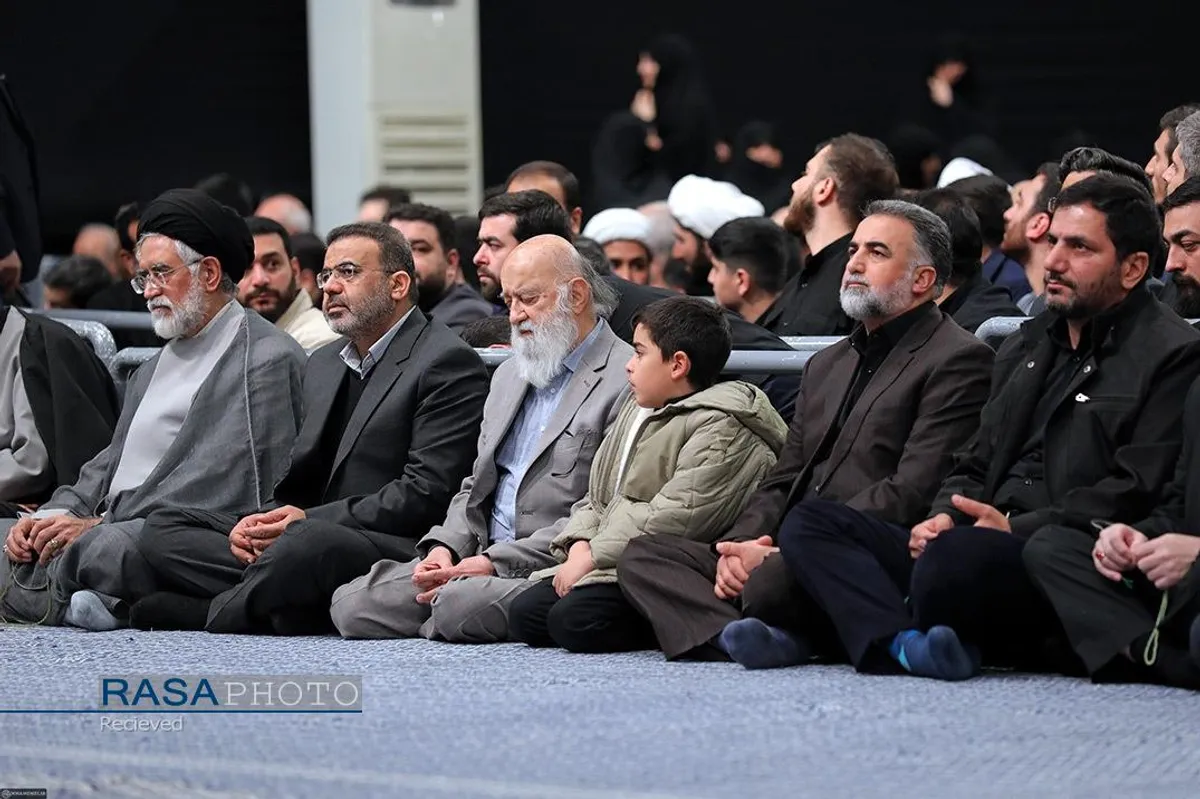 دومین شب مراسم عزاداری شهادت حضرت زهرا (سلام&zwnj;الله&zwnj;علیها) با حضور رهبر انقلاب