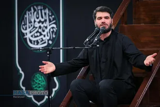 مراسم عزاداری شام شهادت حضرت فاطمه&zwnj;زهرا (سلام&zwnj;الله&zwnj;علیها) با حضور رهبر انقلاب