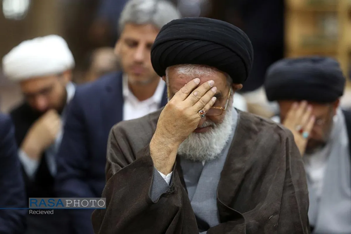 آیین سیاهپوشی حرم مطهر بانوی کرامت در آستانه آغاز ماه محرم