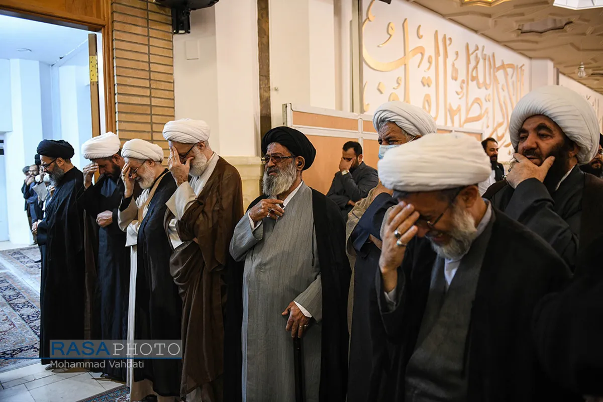 مراسم چهلمین روز ارتحال آیت الله علوی گرگانی