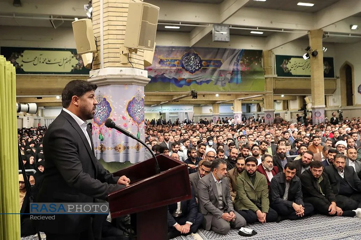 دیدار مداحان اهل&zwnj;بیت (علیهم&zwnj;السلام) با مقام معظم رهبری