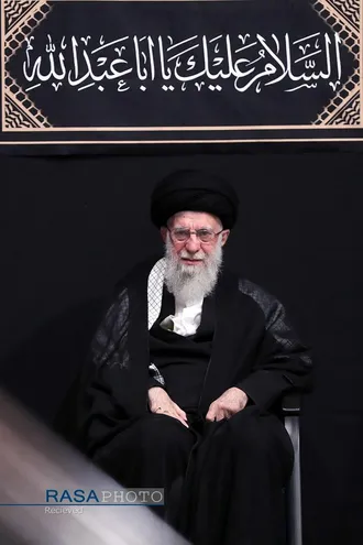 دومین شب مراسم عزاداری حضرت اباعبدالله الحسین (علیه&zwnj;السلام) با حضور رهبر انقلاب