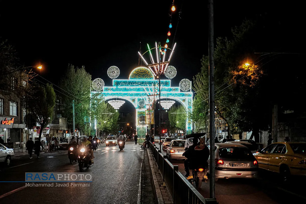 حال و هوای خیابان&zwnj;های تهران در شب میلاد حضرت امام زمان (عج)