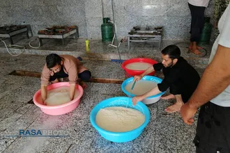 فعالیت&zwnj;های جهادی طلاب در منطقه سیل زده کرمان