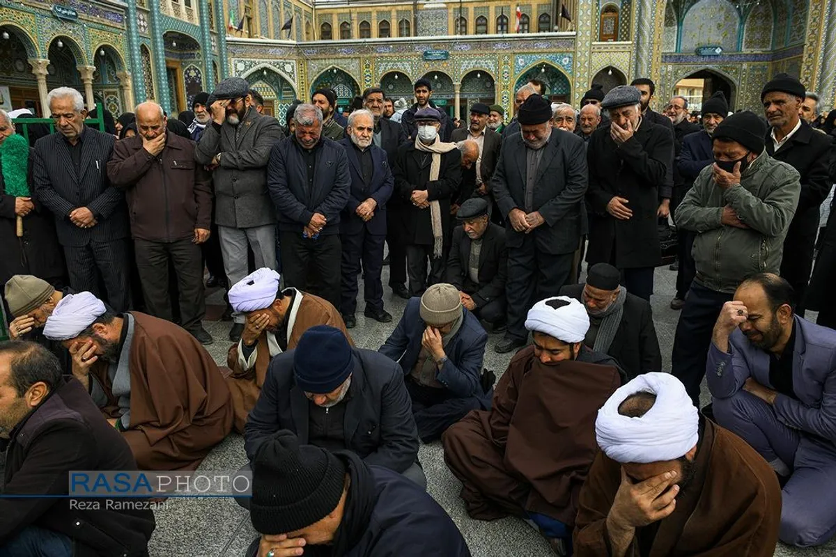 عزاداری روز شهادت حضرت امام موسی کاظم (علیه&zwnj;السلام) در حرم بانوی کرامت