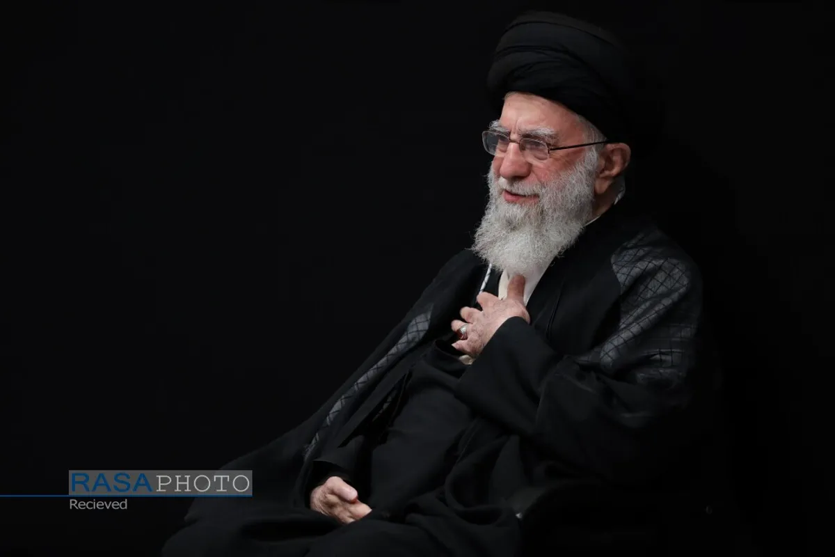مراسم عزاداری روز اربعین هیئت&zwnj;های دانشجویی در حضور رهبر انقلاب