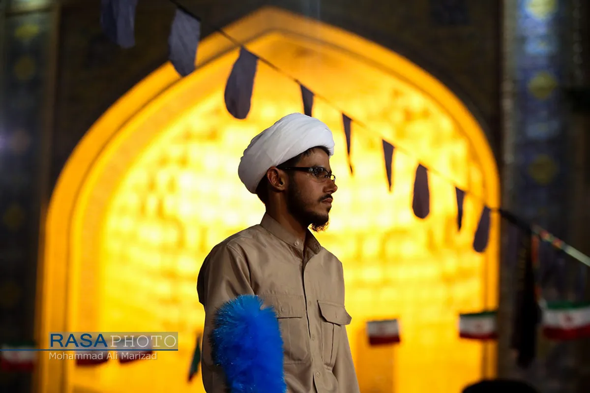 مراسم بزرگداشت حضرت امام خمینی (ره) در مدرسه فیضیه قم