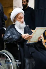 مراسم بزرگداشت شهید صفی الدین در دفتر حزب الله لبنان در قم