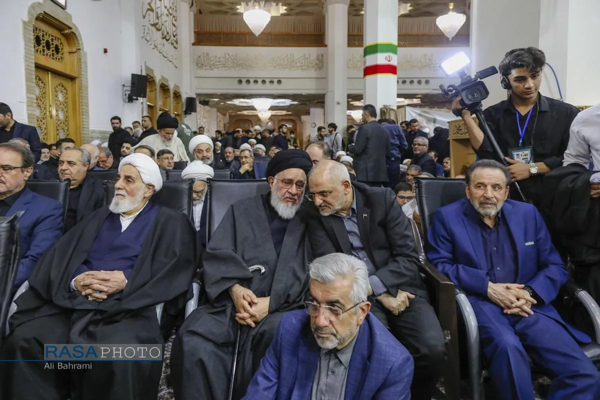 مراسم بزرگداشت چهلم شهیدان لاریجانی