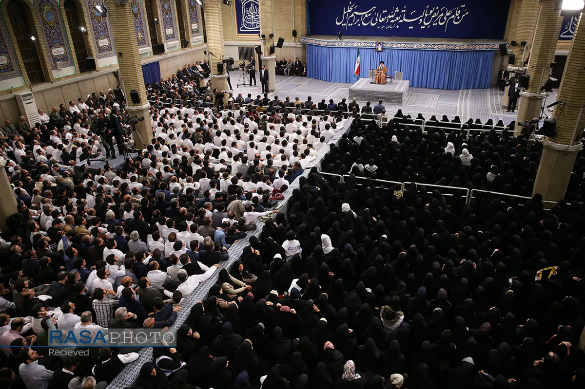 دیدار پرستاران با مقام معظم رهبری