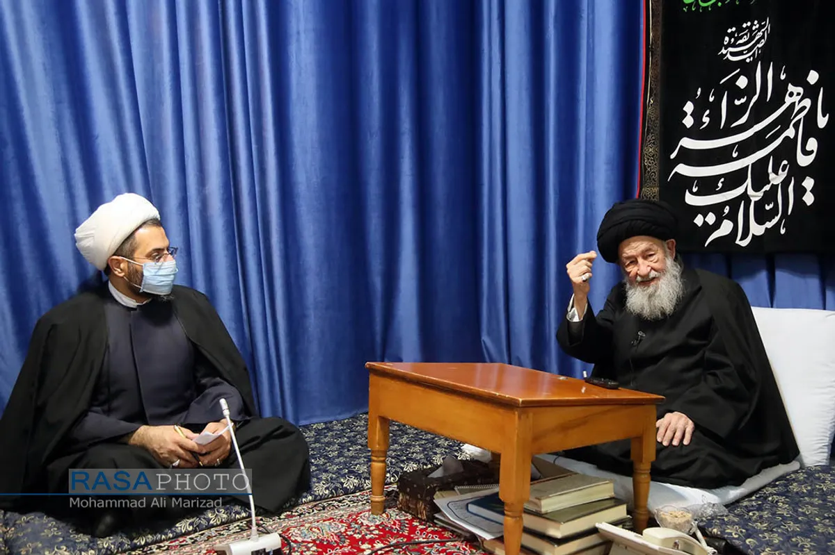دیدار معاون سازمان اوقاف با حضرات آیات نوری همدانی و علوی گرگانی