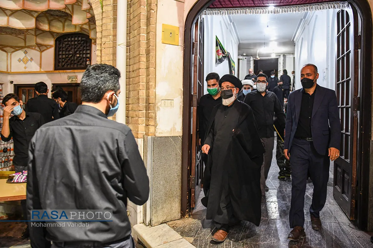 عزاداری هیئت ثارالله قم در شب هفتم محرم ۱۴۴۳