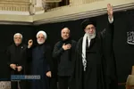 مراسم عزاداری شب عاشورای حسینی (علیه&zwnj;السلام) با حضور رهبر انقلاب