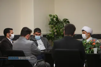 بازدید رئیس سازمان اوقاف و امور خیریه استان قم از خبرگزاری رسا