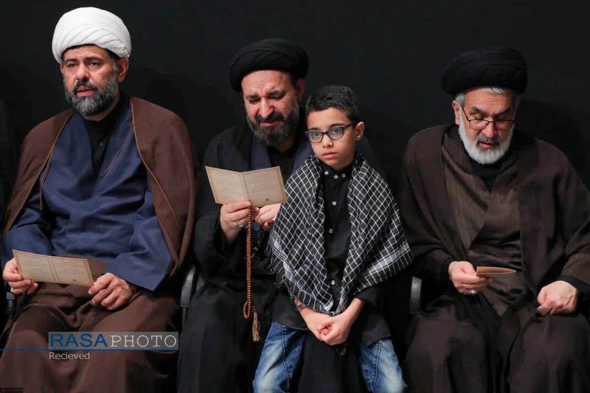 مراسم عزاداری روز اربعین هیئت&zwnj;های دانشجویی در حضور رهبر انقلاب