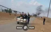 بازگشت رزمندگان مقاومت فلسطین با غنایم جنگی به غزه