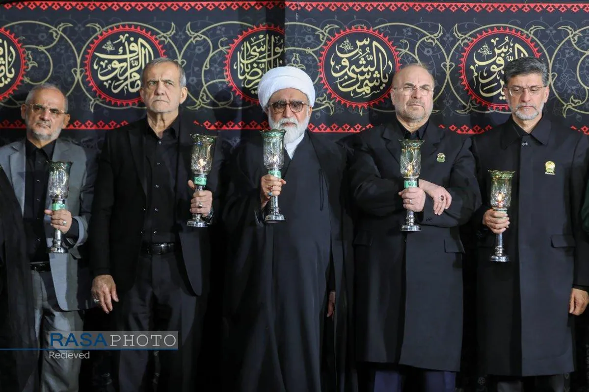 آیین خطبه&zwnj;خوانی شب شهادت امام رضا (ع) در حرم مطهر رضوی