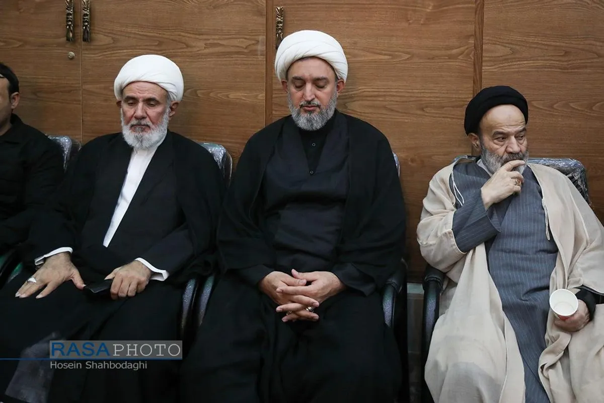 مراسم ختم همسر آیت الله شبیری زنجانی