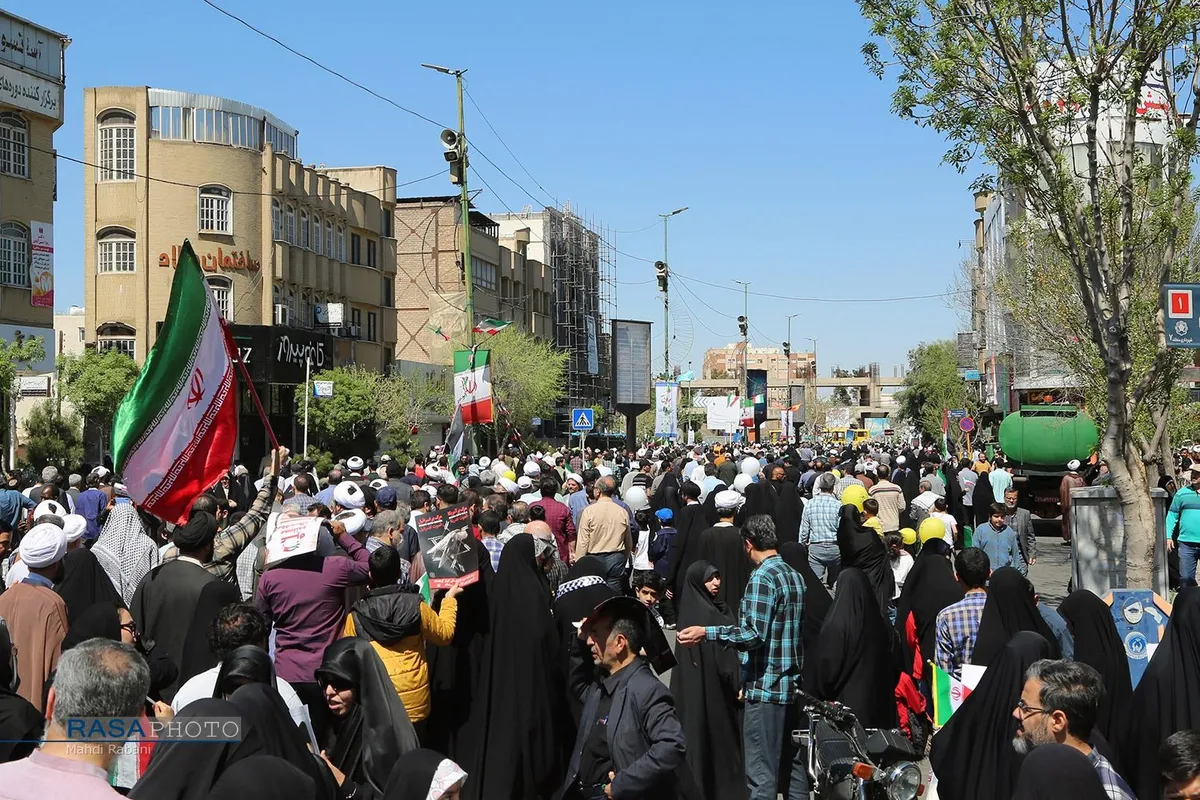 راهپیمایی باشکوه روز قدس در قم